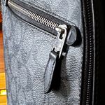 Coach Graham Pack Signature monogram in gunmetal gray black crossbody unisex Photo 5