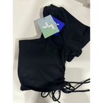 JoyLab Side Cinch Crop Short-Sleeve Shirt black Photo 3