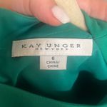 ✨Kay Unger Esther Stretch Crêpe Cocktail Green Sz 6 Dress✨ Photo 7