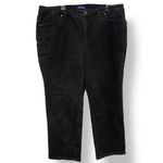 Bandolino Dark Black Straight Leg Jeans Soze 20W Short Photo 1