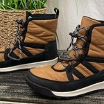 Sorel Whitney Brown & Black Short Lace Up Waterproof Ankle Hiking Boots 6 Photo 0