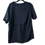 Carhartt  Force Cross Flex Scrub Top Size Medium Navy Scrubs Healthcare Photo 1