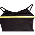 Black Athletic U Back One Piece Swimsuit Moderate Coverage MEDIUM Minimalist Photo 4