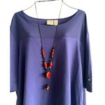 Bohemian Style Rust Color Heart Beads Ceramic‎ Adjustable Retro Design Necklace Black Photo 1