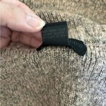 Steve Madden brown knit fringe trim poncho wrap with pockets one size Photo 1