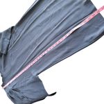 Stella McCartney  Silk Crepe De Chine High Neck Split Sleeve Dress Navy 38 US 8 Photo 11