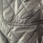 Eddie Bauer Sportshop Quilted Trench Coat in Green Size Petite Medium Photo 2