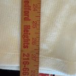 Max Studio London Knit Tunic Top Ivory Long Sleeve Tie Cuff Boat Neck Large‎ Photo 9