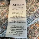 Paper Crane crop v-neck smocked floral top NWT green XS Photo 7