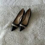 Brighton Flirt pumps/heels/kitten heels. Size 7 narrow. Black and cream/tan Photo 1