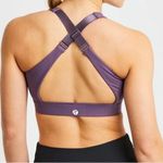 AYBL  Purple Zip Up Sports Bra Womens M Athleisure Sportswear Photo 1
