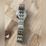 Citizen Eco-Drive Ladies Watch Two Tone Bracelet White Dial Date Window Photo 9