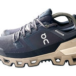 Women’s On Cloud Wander Waterproof Shoes Hiking, Walking Sneakers Navy Size 10.5 Blue Photo 0