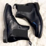 Dr. Martens  | Flora Shine Shiny Chelsea Boots Pull-on Elastic Black | Size 10 Photo 2