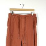 Free People Myrrh Terracotta Orange Parachute Pants Ruched Slouchy Cotton Photo 5