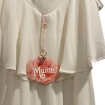 Show Me Your Mumu Caitlin Ruffle Maxi Dress in Wedding Cake Chiffon NWT Small Photo 7