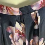 Blvd  Women's Blossom Midi Skirt in Black Size Medium Lined Photo 3