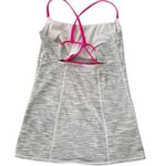 Lululemon Dancing Warrior Tank Wee Are From Space Silver Spoon Magenta Size 6 Photo 4