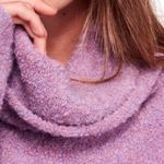 Free People Stormy Wool Blend Sweater Cowl Neck light purple Size Small Photo 11