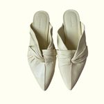 Vince  Crenne Leather Slide On Mule Pale Buttery Yellow size 8 Photo 1