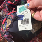 Ralph Lauren Lauren  High Neck Flowing Paisley Top, Size Medium, NWT Photo 10