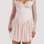 House Of CB NWOT VIVI Soft Peach Corset Mini Dress Photo 0