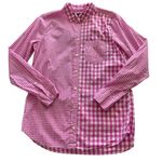 Via Penny Lane Reworked Apparel | Aaliyah Graphic Pink Button Up Shirt Photo 5