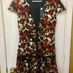 Just Cavalli women's 44 IT stretchy cheetah print CHARLOTTE quarter sleeve dress Photo 0