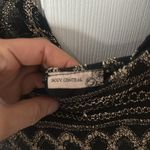 Body Central Black and gold Sleeveless Bodycon Mini Dress size large fits like m Photo 1