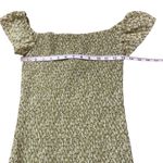 Hesperus Green Floral Smocked Off-Shoulder Dress Photo 2