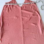 Treasure & Bond Pink Rosette Woven Maxi Dress Sz M Spaghetti Strap Designer New Photo 8