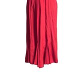 Vintage Desert West by Sherry Holt Cherry Red Flowy Long Maxi Skirt Women Small Photo 6