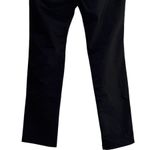 ZARA Chino Ankle Wide Leg Trouser Dress Pant Stretch Straight Leg Pocket S Black Photo 5