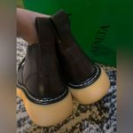 Bottega Veneta  ‘The Bounce’ platform Ankle Boots Ebony Brown size 38.5 Photo 6