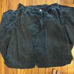 Free People  FP One Kona Maxi Long Skirt Black Button New XS Photo 1