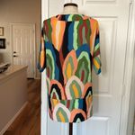CROSBY by Mollie Burch  geode colorful vneck blouse Photo 10