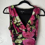 Karen Kane  Lifestyle‎ Y2k Petites Floral Rose Sleeveless Top M Feminine Romantic Photo 1