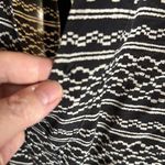 Madewell 100% Silk Black Aztec Kimono Romper Tidalwave Size Small Photo 7