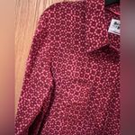 Holding Horses  x Anthropologie Red Sammie Printed Button Down Shirt Blouse‎ Sz 2 Photo 10