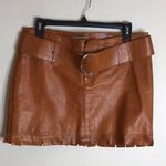 Tribo Carioca brown mini skirt with belt size 26 Photo 0