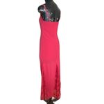 Lulus  Exclusive Under The Full Swoon Berry Pink Maxi Dres Photo 4