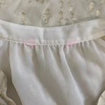 Lilly Pulitzer Matilda Cream Gold Leaf Bell Sleeve Silk Blouse S Photo 7