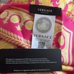 Versace Barocco Print Silk Scarf Foulard Size 35.4āx35.4ā New w/Tag Retail $575 Photo 6