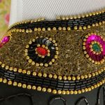 Laurence Kazar Vintage Black Beaded Blazer Size XL Photo 6