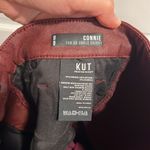 Kut From The Kloth  Connie Fab Ab Ankle Skinny Berry Snakeskin Coated Jeans Size8 Photo 8