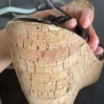 Stuart Weitzman Brown Cork Wedge Sandals Size 8 Photo 9