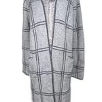 Apt. 9 Apt.‎ 9 cream and gray plaid long cardigan Women's Size Large Photo 0