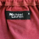 Michael Lauren Berry Pink Sleeveless Knit Dress Smocked Waist NWT Size Medium Photo 5