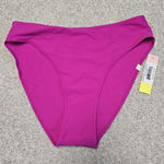 Summersalt  The High Leg Mid‎ Rise Bikini Bottom Pink Sz 6 NWT Photo 0