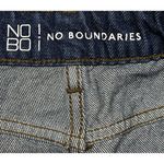 No Boundaries New  Women's Denim Shorts Rolled Cuff Button Fly Size 1 Juniors Photo 3